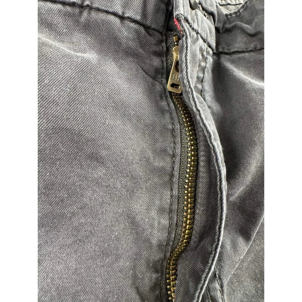 Banana Republic Mens 38x34 Tapered Surplus Cargo Pants Black Stretch